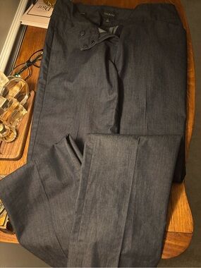 Talbots Charcoal Straight-Leg Dress Pants